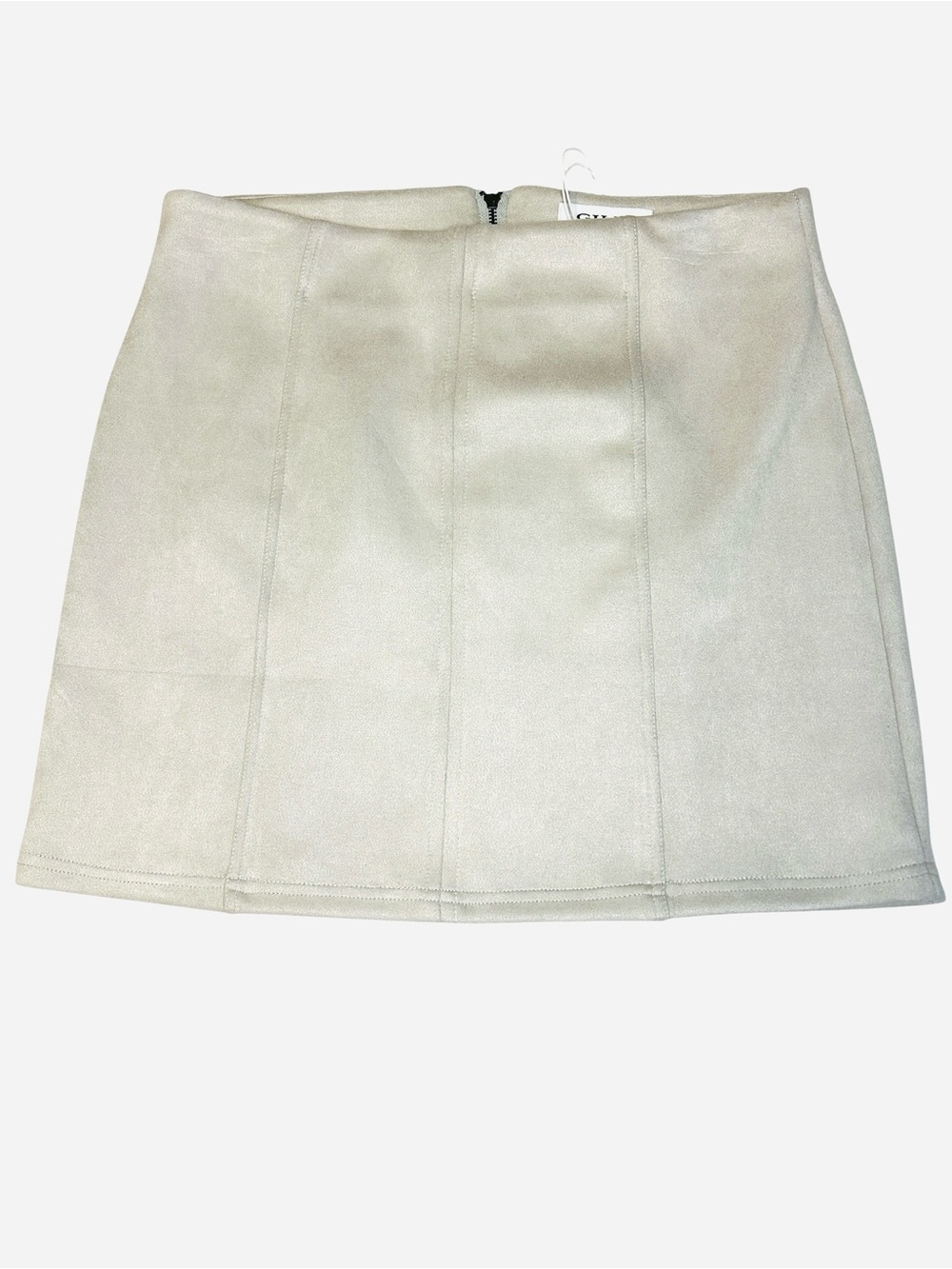 Cream Faux Suede Mini Skirt Women’s S